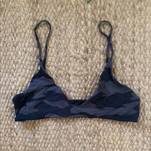 Mai underwear black camo bikini top